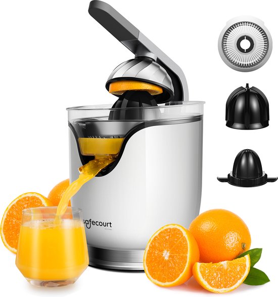 Safecourt Kitchen Elektrische Citruspers - Efficiënte Sinaasappelpers -...
