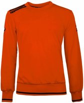 Heren Sweater Kruys Oranje / Zwart