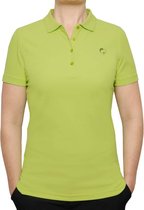 Dames Polo Square Lime Green