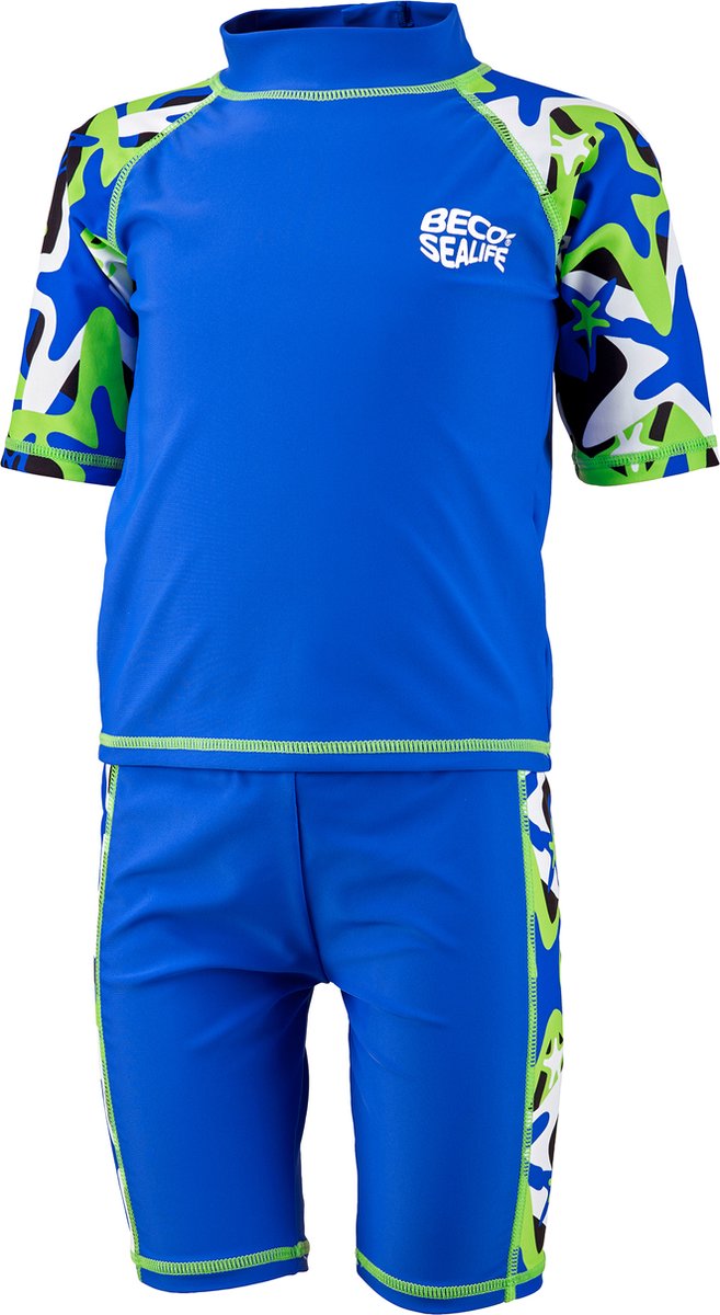 BECO-SEALIFE® rashguard 2-delig, blauw, maat 104-110