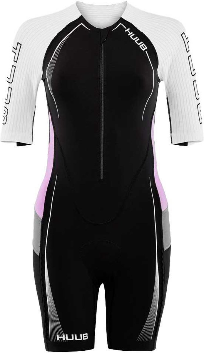 2025 Huub Dames Anemoi 2 Sub22 Trisuit Anewsub22flbw - Zwart/wit/aqua