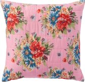 Kussenhoes 50x50 american flower, gequilt