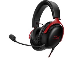 HyperX Cloud III Gaming Headset - PC, PS5, Xbox Series X|S - Zwart/Rood