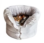 Petlux kattenmand 3-in-1 kattenmandje zitje en speeltje voor kat en hond