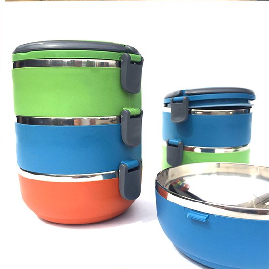 Geïsoleerde Lunchtas 10L Lunchkoeltas Thermische Tas Dubbele Compartimenten Koeltas Met 2 Lunchboxen En Roestvrijstalen Bestekset Voor Het School Picknick Werk X