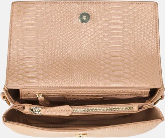Sac à épaule Bandoulière VALENTINO Bigs Flap Bag - Couleur Cipria (rose Poudré) - 100% Polyuréthane - Neuf Avec étiquettes - Fabriqué En Italie