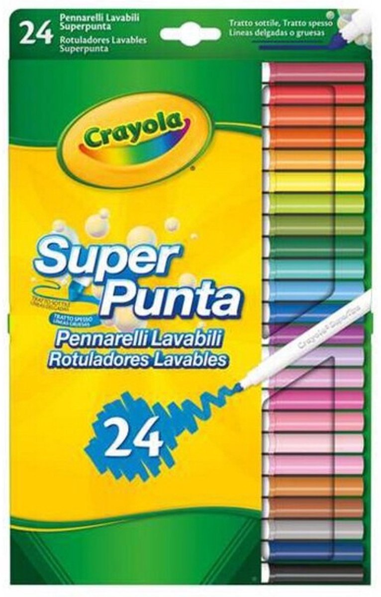 feutres crayola avec super pointe, 50 pcs. Merk: Crayola