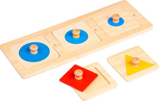 Educo Educatief speelgoed 'Eerste Vormenpuzzels' - Sensorisch speelgoed