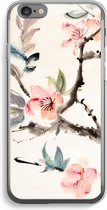 Case Company® - Coque iPhone 6 / 6S - Fleurs japonaises - Coque souple pour téléphone - Protection tous côtés et bord d'écran