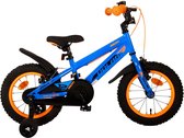 Volare Rocky Kinderfiets - Jongens - 14 inch - Blauw - Twee handremmen