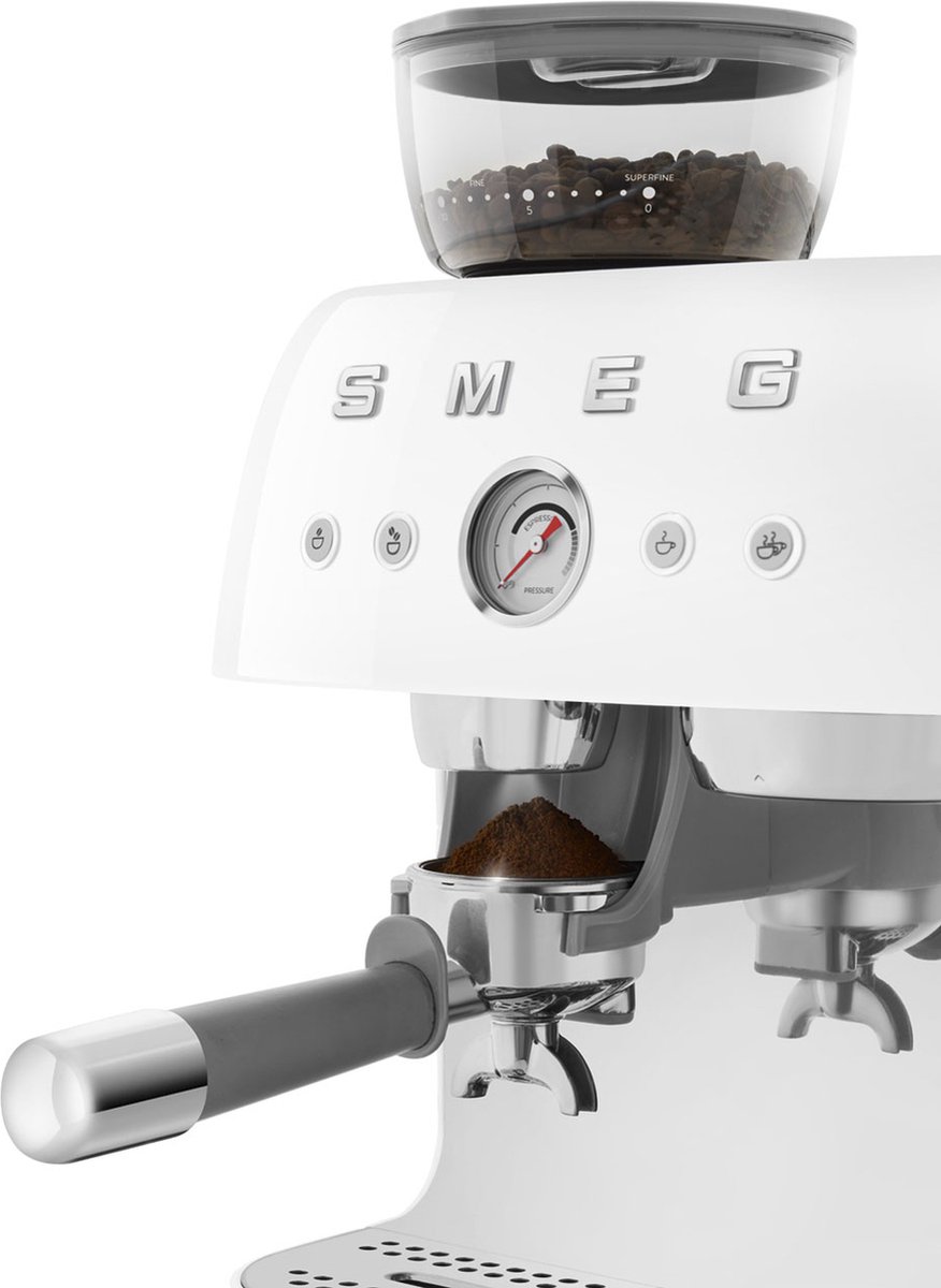 SMEG EGF03WHEU Espressomachine met Geïntegreerde Bonenmaler - afbeelding 3