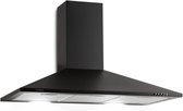 Klarstein Zugspitze Afzuigkap - 90 cm - Muurmontage - 65W - 330m³/h - LED Verlichting - Zwart
