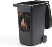 Container sticker Andalusiër Paard - Valk paard in een weiland - 40x60 cm - kliko sticker - weerbestendige containersticker