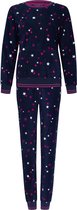 Rebelle - Dames Pyjama set Kensi - Blauw - Fleece - Maat 44