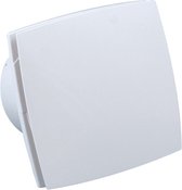 Nedco badkamer-/ toiletventilator met timer en vochtsensor - aansluitmaat 100mm - wit