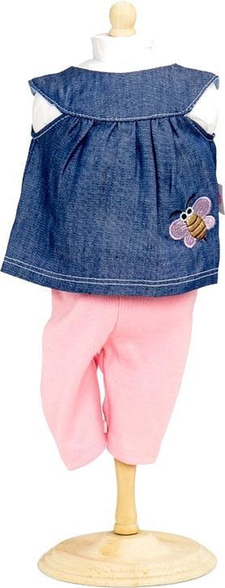 Mini Mommy Denim Tuniek Met Legging 38-41 Cm 2-delig