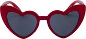 Kool-kidz Zonnebril Hart Meisjes Rood (4515)