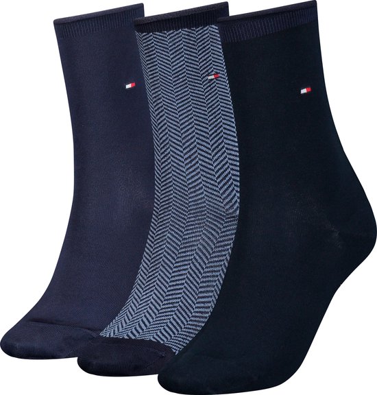 8719965009202 TH MEN SOCK 4P TIN GIFTBOX, Donkerblauw, 39-42 EU