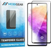 Mobigear Screenprotector geschikt voor Samsung Galaxy A73 Glazen | Mobigear Premium Screenprotector - Case Friendly - Zwart