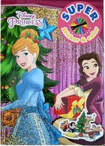 Disney Princess kleurboek met stickers - 16 kleurplaten in het thema kerst - knutselen - kleuren - tekenen - creatief - verjaardag - kado - cadeau