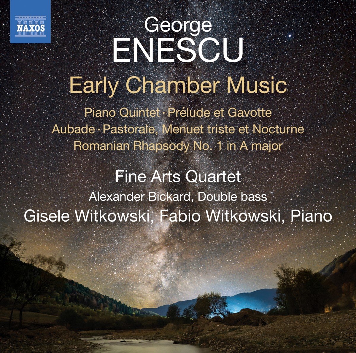 The Fine Arts Quartet, Alexander Bickard, Gisele Witkowski - Enescu: Early Chamber Music (CD)