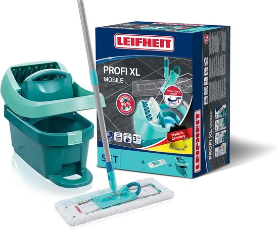 profi vloerwisser xl – 42 cm compleet systeem met wieltjes micro duo
