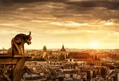 Fotobehang Uitzicht Op Parijs - Vliesbehang - 416 x 254 cm