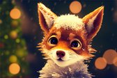 Fotobehang Little Fox - Vliesbehang - 360 x 240 cm