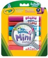 Crayola - Stift - 7 Mini Afwasbare Viltstiften Voor Kinderen