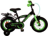Vélo pour enfants Volare Thombike - Garçons - 12 pouces - Zwart Vert