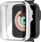 Beschermende watch case - hoesje - geschikt voor Xiaomi Mi Watch Lite - zilver