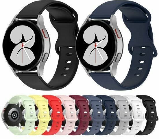 Bracelet De Montre 22mm Bleu Foncé OcioDual - Souple, Sport, Universel, Neuf Avec étiquettes