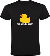 You are me a Ducky Heren T-shirt - jij bent me er eendje - eend - duck - dieren - dier - taal - nederlands - engels - grappig