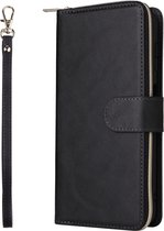 BookCover - 9 Cards - Wallet Etui Hoes geschikt voor Samsung Galaxy A14 - 5G - Zwart