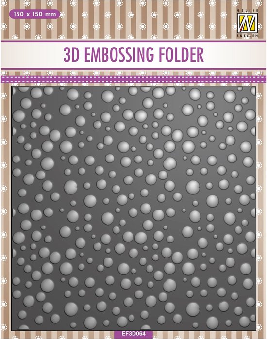 Foto: Ef3d064 nellie snellen 3d embossing folders snow embossingfolder sneeuw