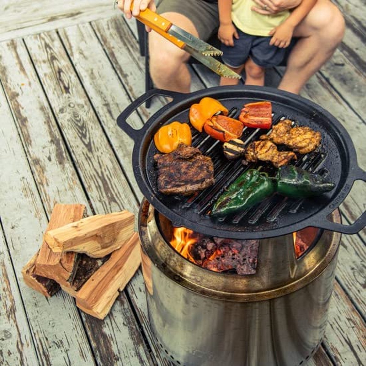 Primo Grills - Half Ovaal Gietijzeren Bakplaat (Plancha