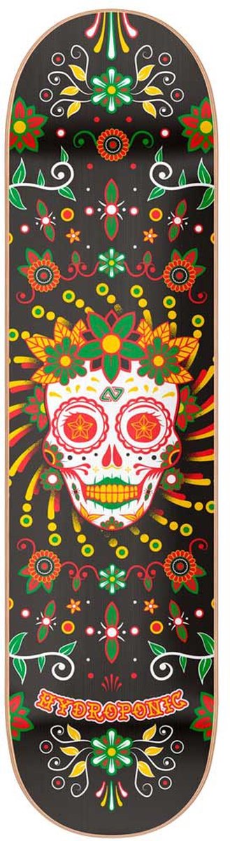 Hydroponic Mexican Skull 8.0´´ Skateboarddeck Blue