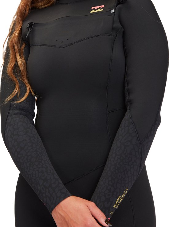 2022 Billabong Dames Synergy 4/3mm Borst Ritssluiting Wetsuit