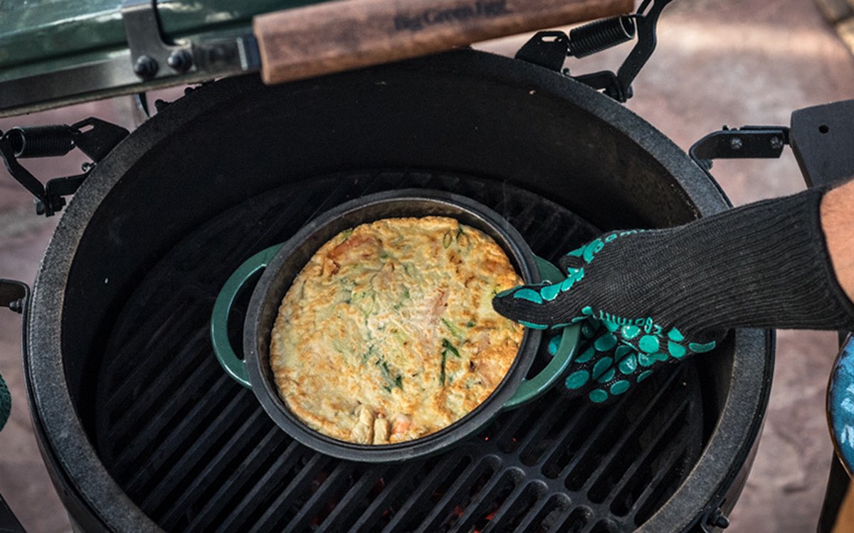 Big Green Egg Green Dutch Oven Rond 4L - Large, XL et 2XL
