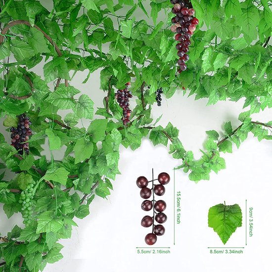 Kunstplanten Groen Slinger Wilg Wijnstok Zijdewijnstokken Bladkrans Diner Bruiloft Home Decoraties