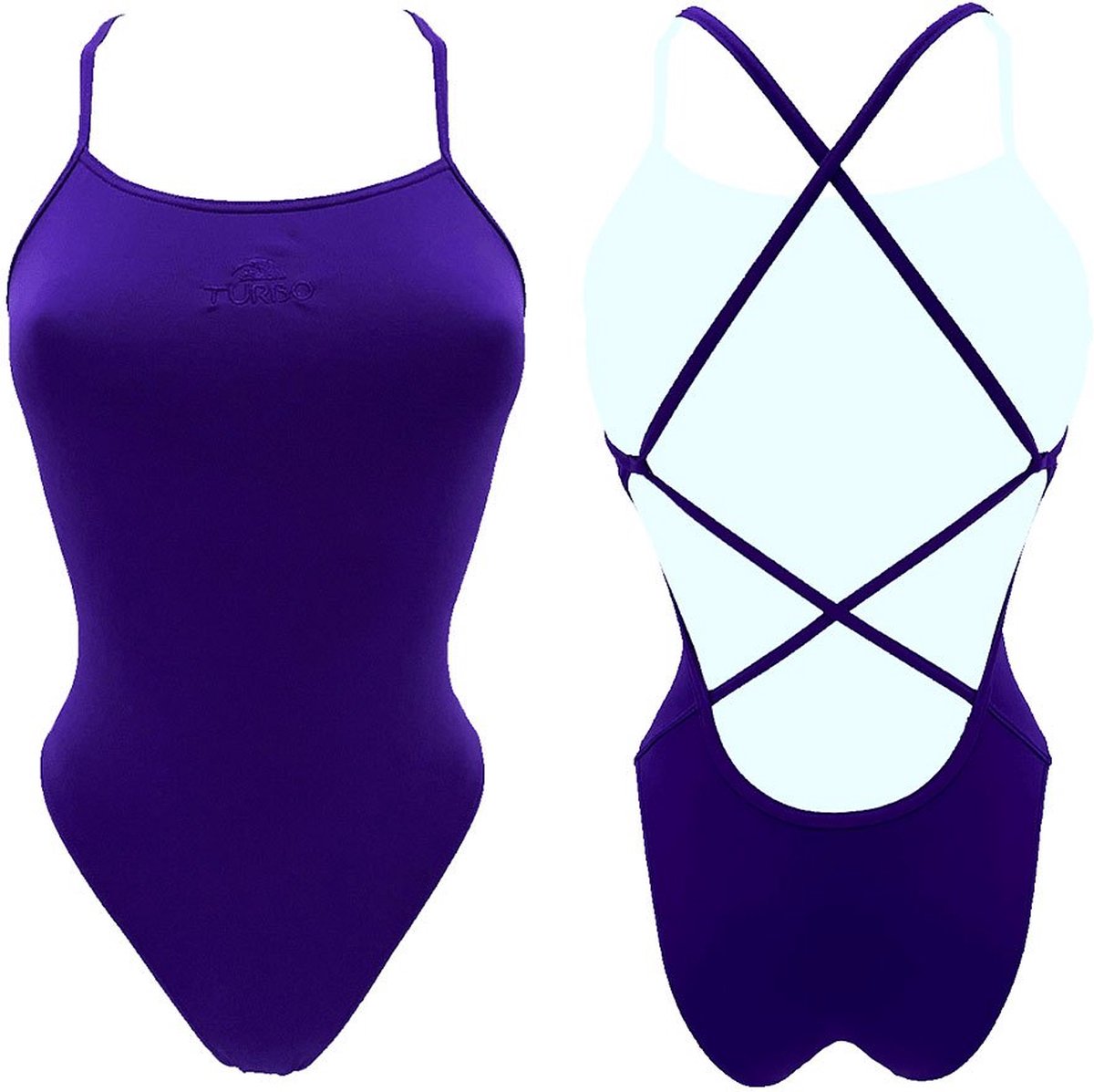 Turbo Patron Sirene Zwemkleding Paars 4XL Vrouw Violet