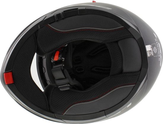 LS2 Helmts Strobe 2 klaphelm, maat XL (61/62), zwart, mat, toelating 22.06