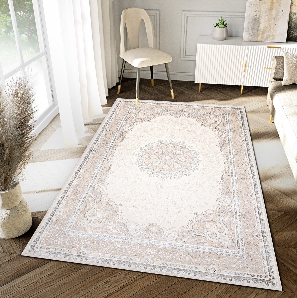 Tapis SURYA - Salon, Chambre - Tapis Oriental Vintage MARGAUX