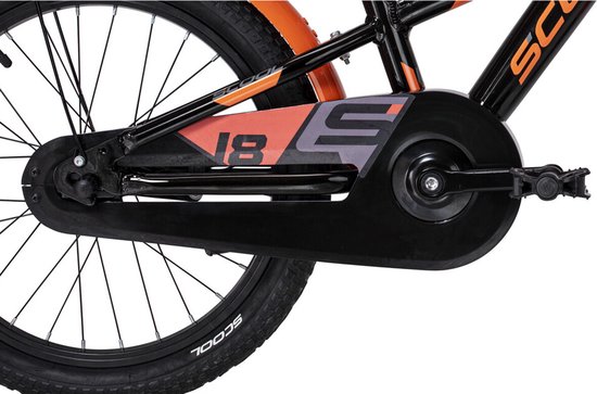 s'cool XXlite alloy 18 Kinderen, zwart/oranje van s'cool — afbeelding 4