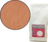 Tierrafino Tpaint - Leem Structuurverf - Testverpakking - Wandverf binnen - Plafondverf - Djenne Rood - 1kg