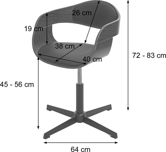 2er-Set Esszimmerstuhl Malmö T501, Stuhl Küchenstuhl, höhenverstellbar drehbar, Kunstleder ~ dunkelgrau, Chromfuß von