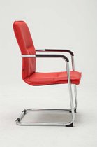 CLP Seattle Set van 2 bezoekersstoelen - Kunstleer rood