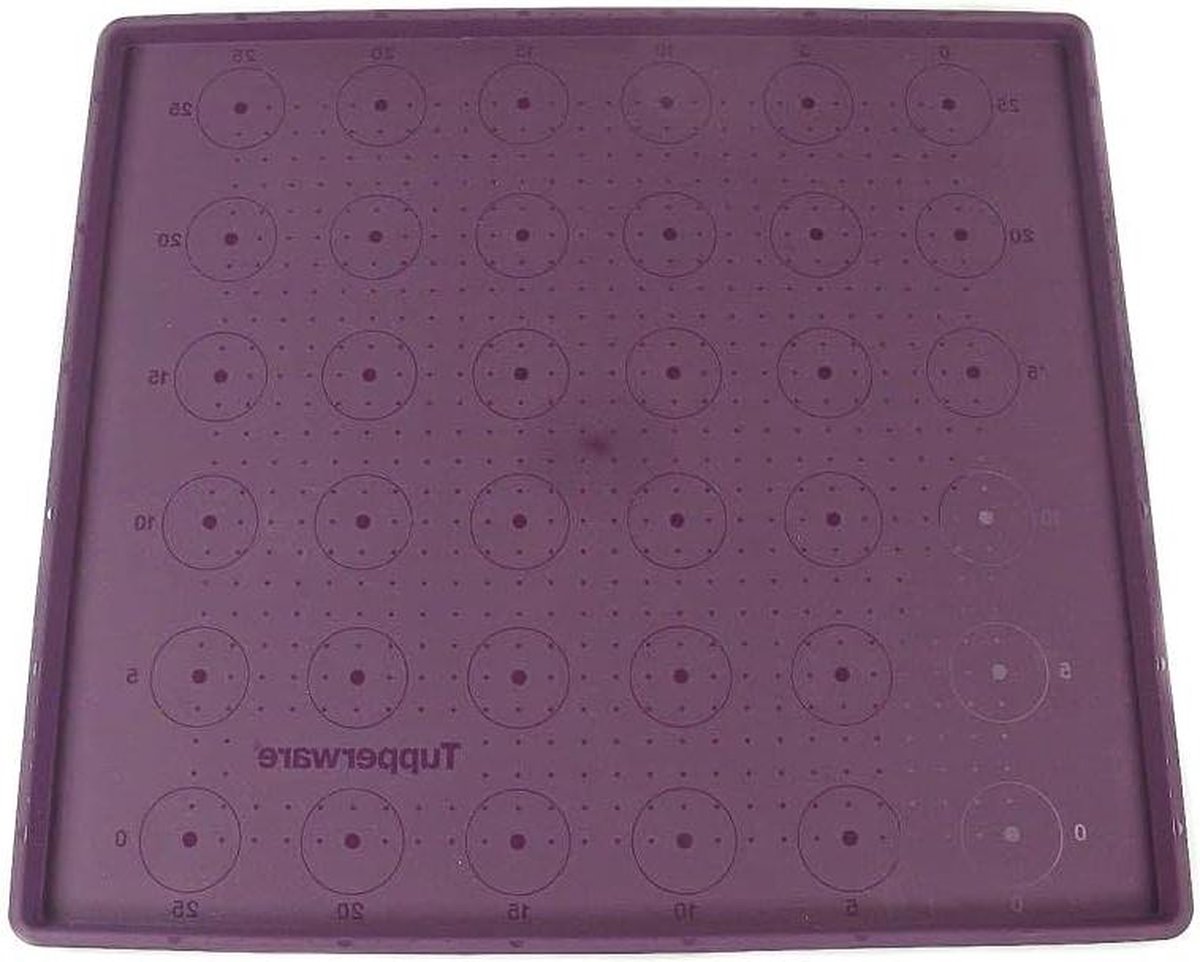 Siliconen bakmat paars - permanente antiaanbak bakonderlegger - deeg - Easyplus