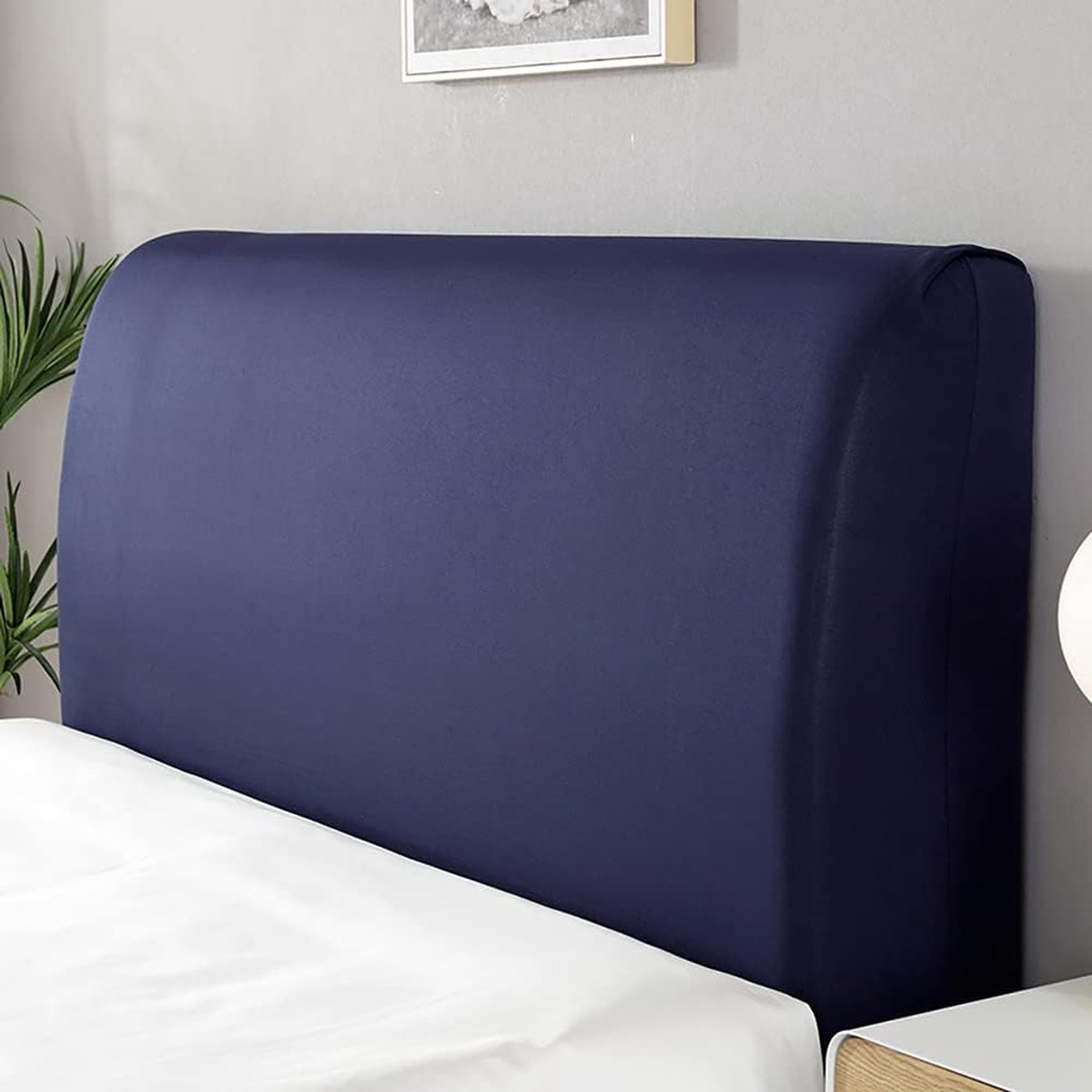 APTBJKUiU Hoofdbordbekleding voor tweepersoonsbed, elastische hoofdbordbescherming, wasbaar