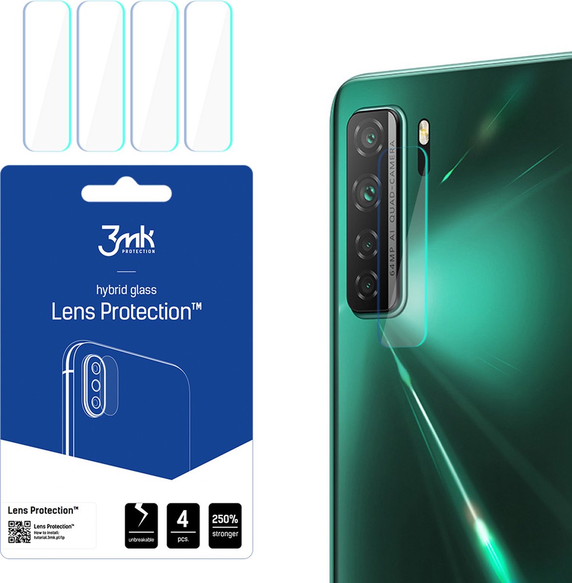 Huawei P40 Lite 5G - 3mk Lens Protection